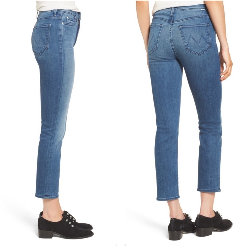 MOTHER || denim high waisted rascal ankle size 26